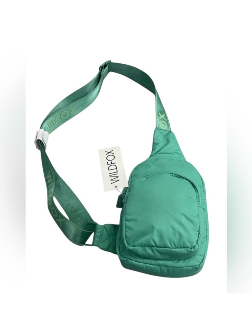 WF3. Wildfox Sling Bag-Green - Double Pocket $78
Retail  NWT